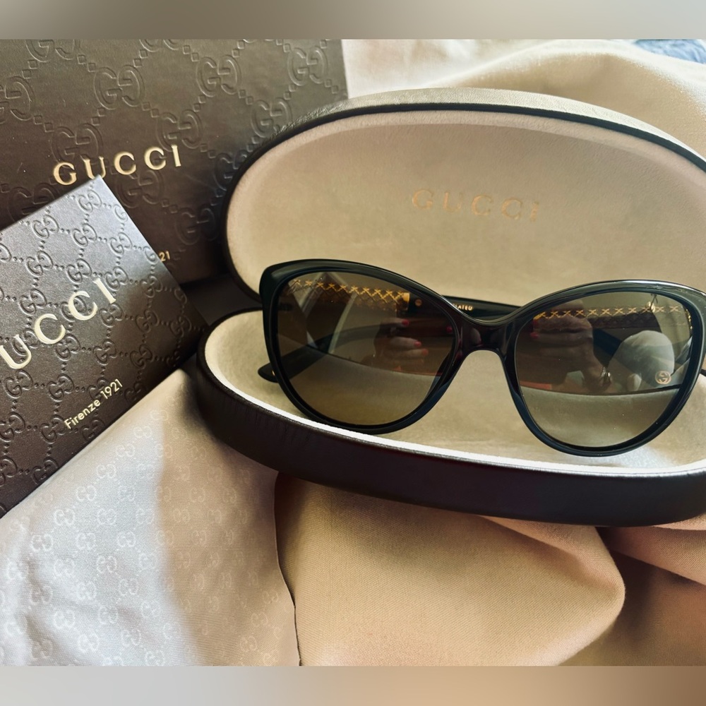 Gucci Women's Black Sunglasses